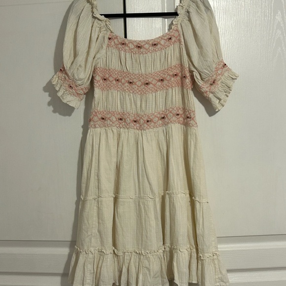 Ivy City Co Leisel White and Pink Women's Dress - Picture 5 of 6